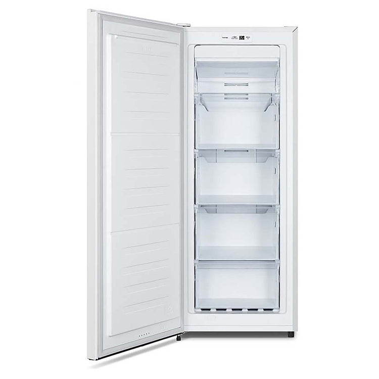 Hisense 155L White 1-Door Freezer HRVF155, Right Side Open Door View