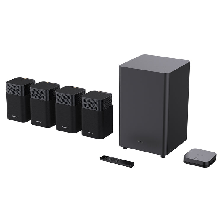 Hisense 720W 4.1.2 Channel Home Theatre System HTSaturn, Right Side View