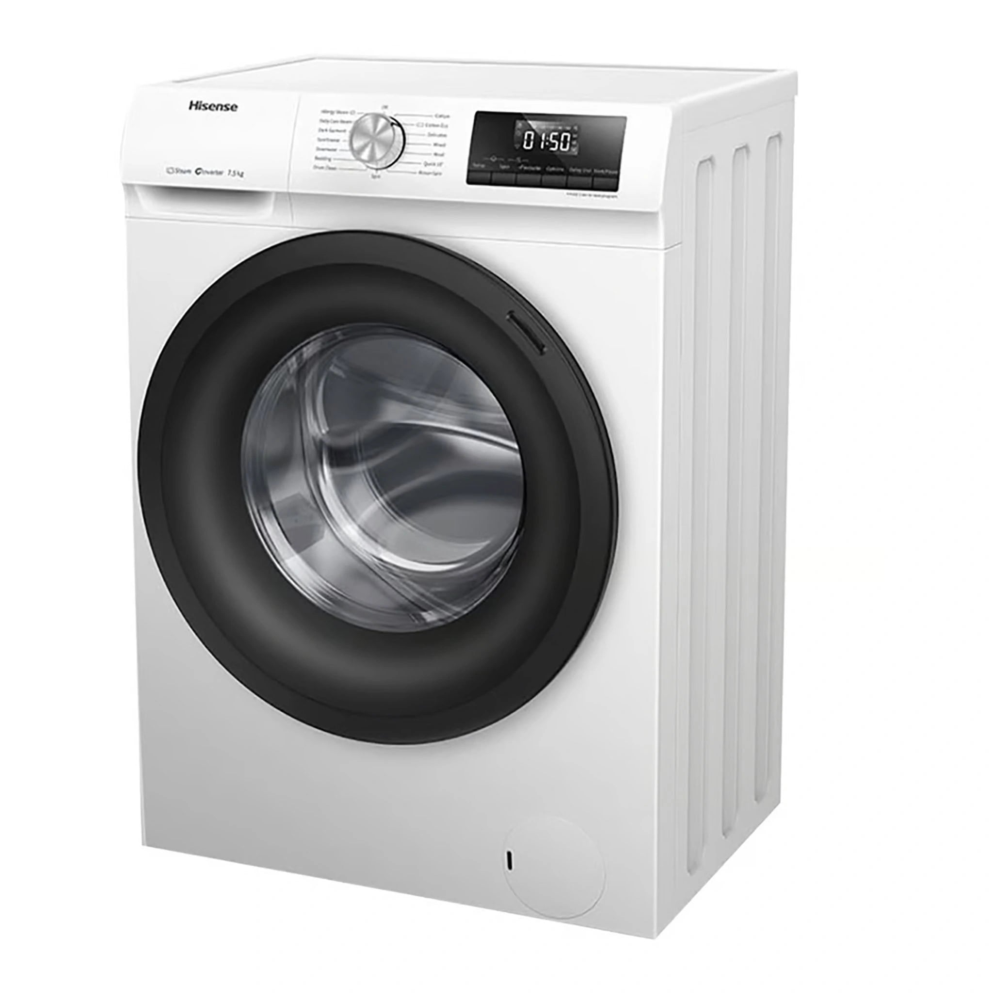 Hisense 7.5kg Series 3 Front Load Washing Machine HWF3S7514W2, Right Side View