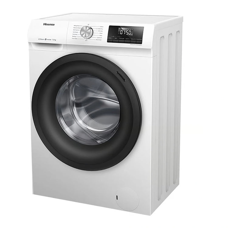 Hisense 7.5kg Series 3 Front Load Washing Machine HWF3S7514W2, Right Side View