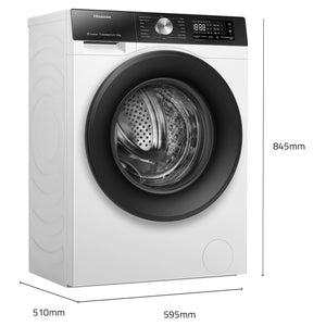 Hisense 7.5Kg Series 3 Front Load Washer HWF3S7514X, Dimensions View