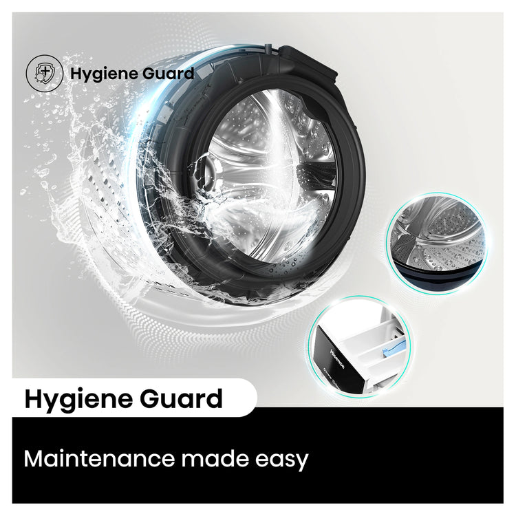 Hisense 8.5Kg Series 3 Front Load Washer HWF3S8514X, Features