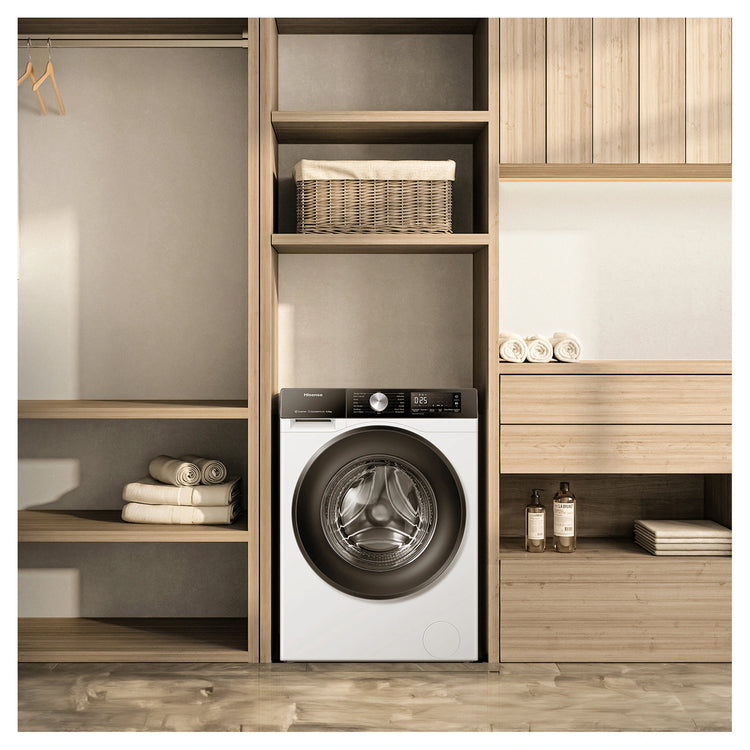 Hisense 8.5Kg Series 3 Front Load Washer HWF3S8514X, Lifestyle View