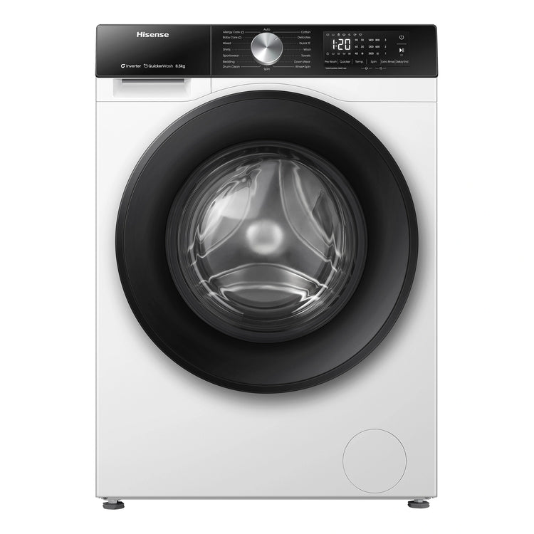 Hisense 8.5kg Series 3 Front Load Washing Machine HWF3S8514, Front View