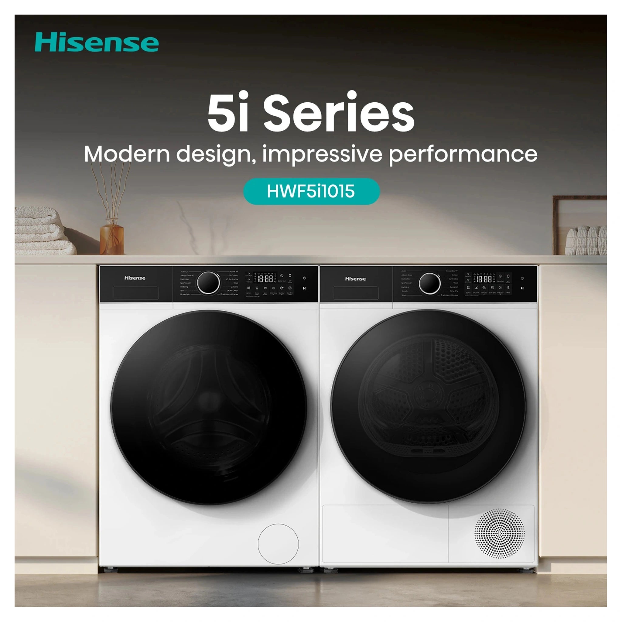 Hisense 10Kg Series 5i Front Load Washer HWF5I1015,Features