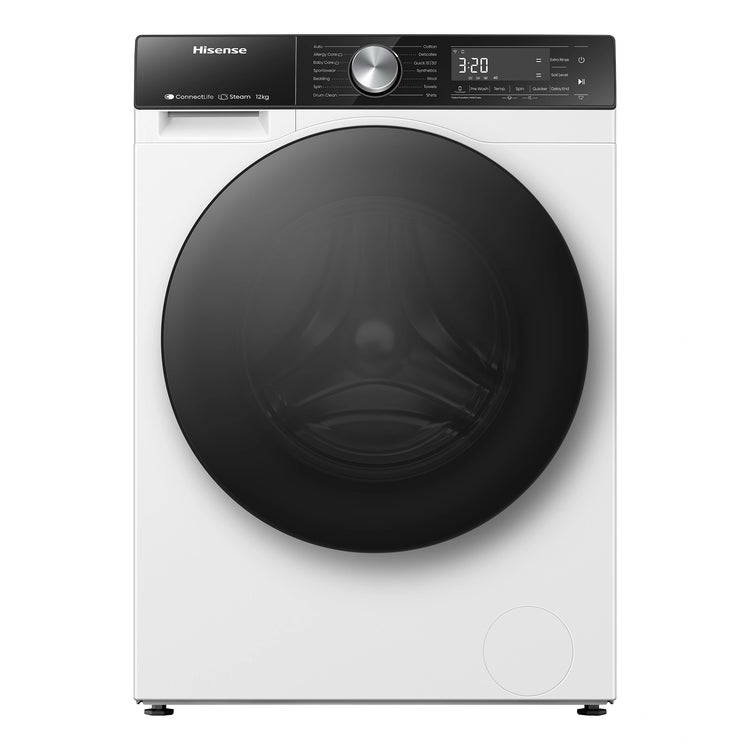 Hisense 12kg Series 5 Front Load Washing Machine HWF5S1214, Front View