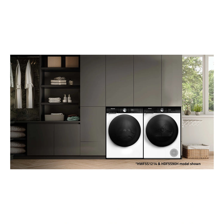 Hisense 12kg Series 5 Front Load Washing Machine HWF5S1214, Lifestyle