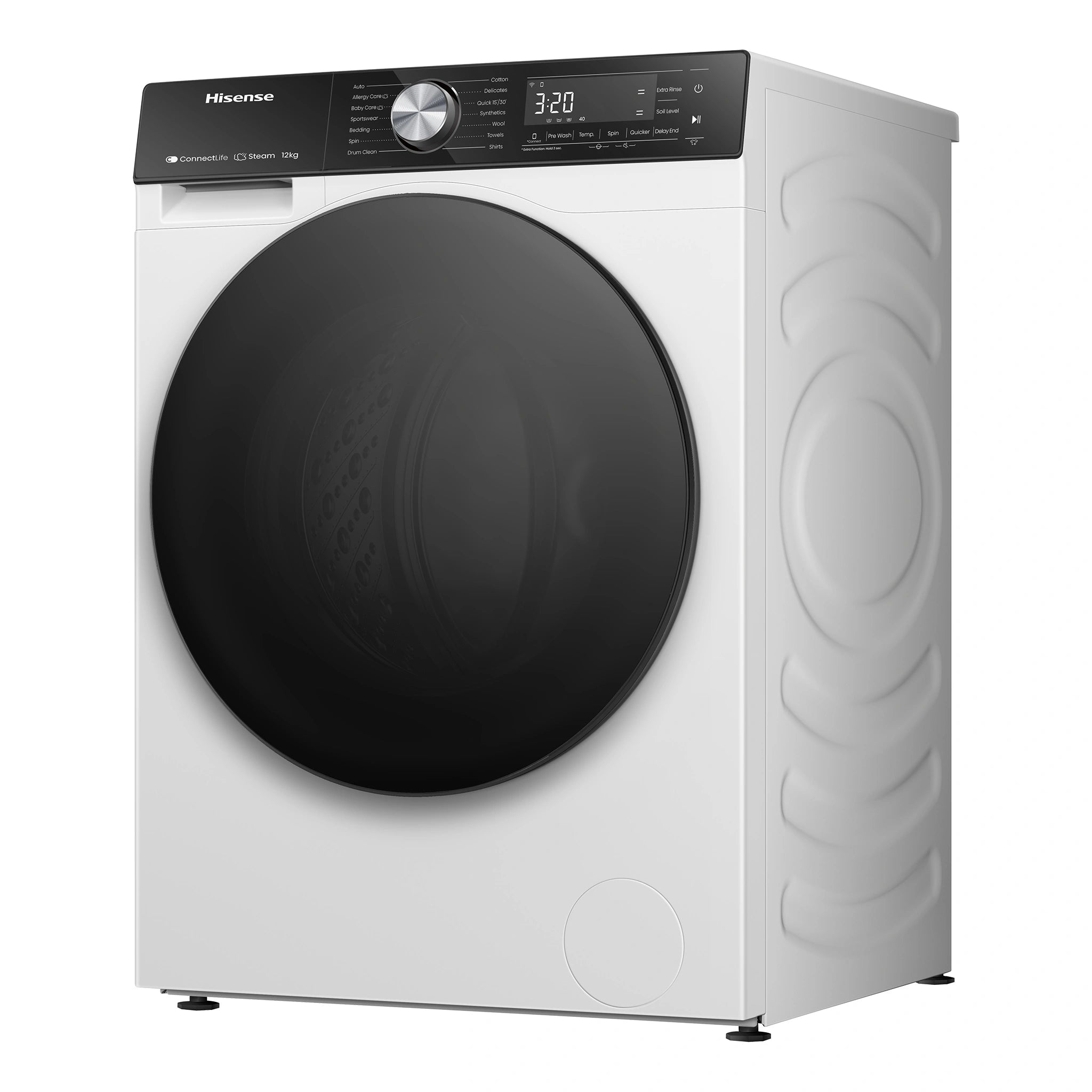 Hisense 12kg Series 5 Front Load Washing Machine HWF5S1214, Right Side View