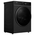 Hisense 10kg Series 8i Charcoal Black Front Load Washing Machine HWF8I1015BX, Left Side View