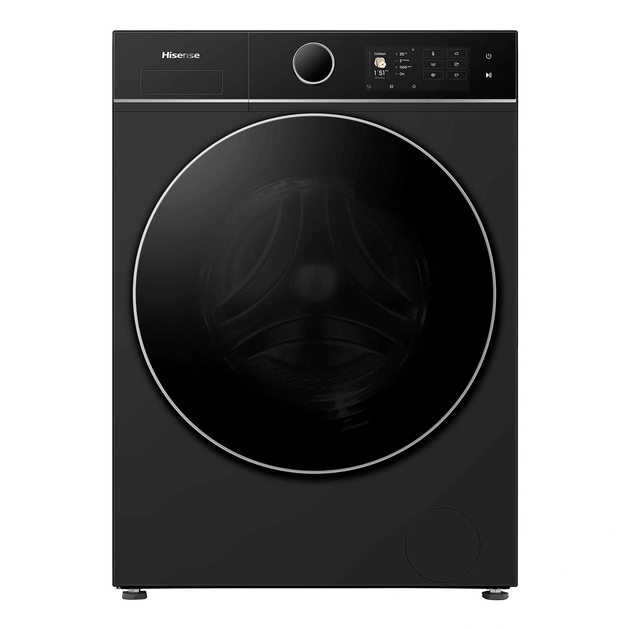 Hisense 8i Series 10kg Front Load Washer HWF8I1015B, Front View