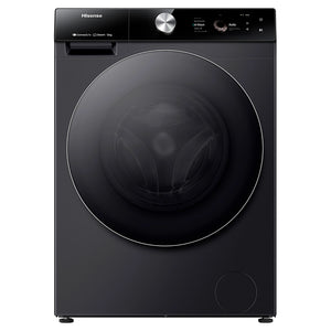 Hisense 12kg Series 9 Charcoal Black Front Load Washer HWF9S1214BX, Front View