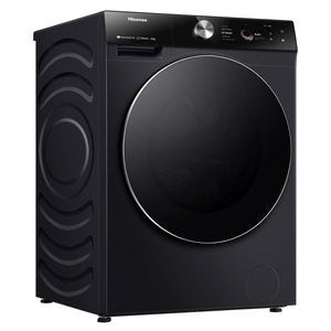 Hisense 12kg Series 9 Charcoal Black Front Load Washer HWF9S1214BX, Left Side View