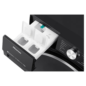 Hisense 10kg Series 7 Front Load Washing Machine HWFS1015AB, Drawer Open View