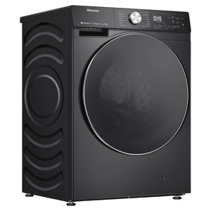 Hisense 10kg Series 7 Front Load Washing Machine HWFS1015AB, Front Left Side View
