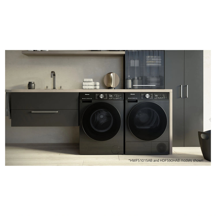 Hisense 10kg Series 7 Front Load Washing Machine HWFS1015AB, Lifestyle View