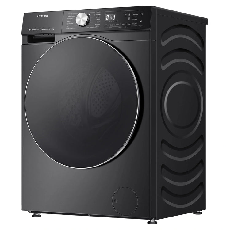 Hisense 10kg Series 7 Front Load Washing Machine HWFS1015AB, Right Side View