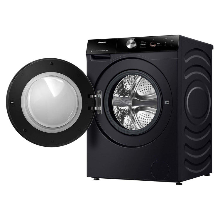 Hisense 12kg Series 9 Front Load Washing Machine HWFS1214PB, Door Open