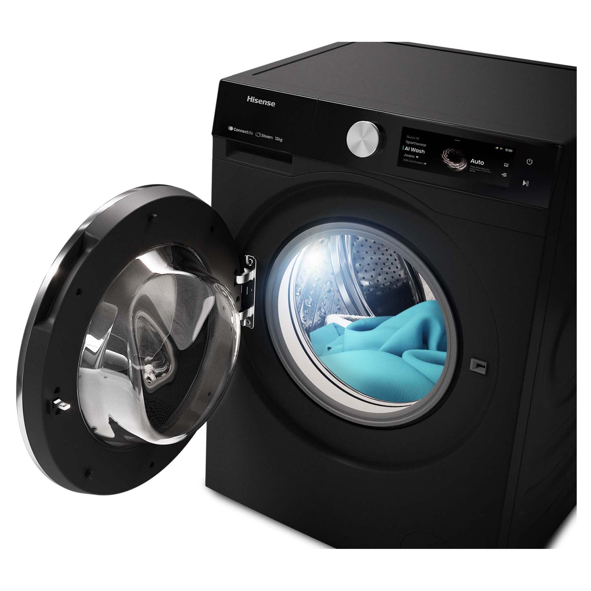 Hisense HWFS1214PB 12kg Series 9 Front Load Washing Machine