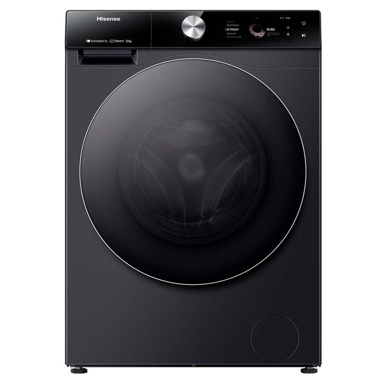 Hisense 12kg Series 9 Front Load Washing Machine HWFS1214PB, Front View