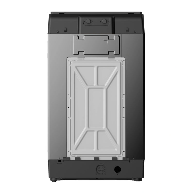 Hisense 8 kg TopLoad Washer – Black HWT3K8065B, Back Side View