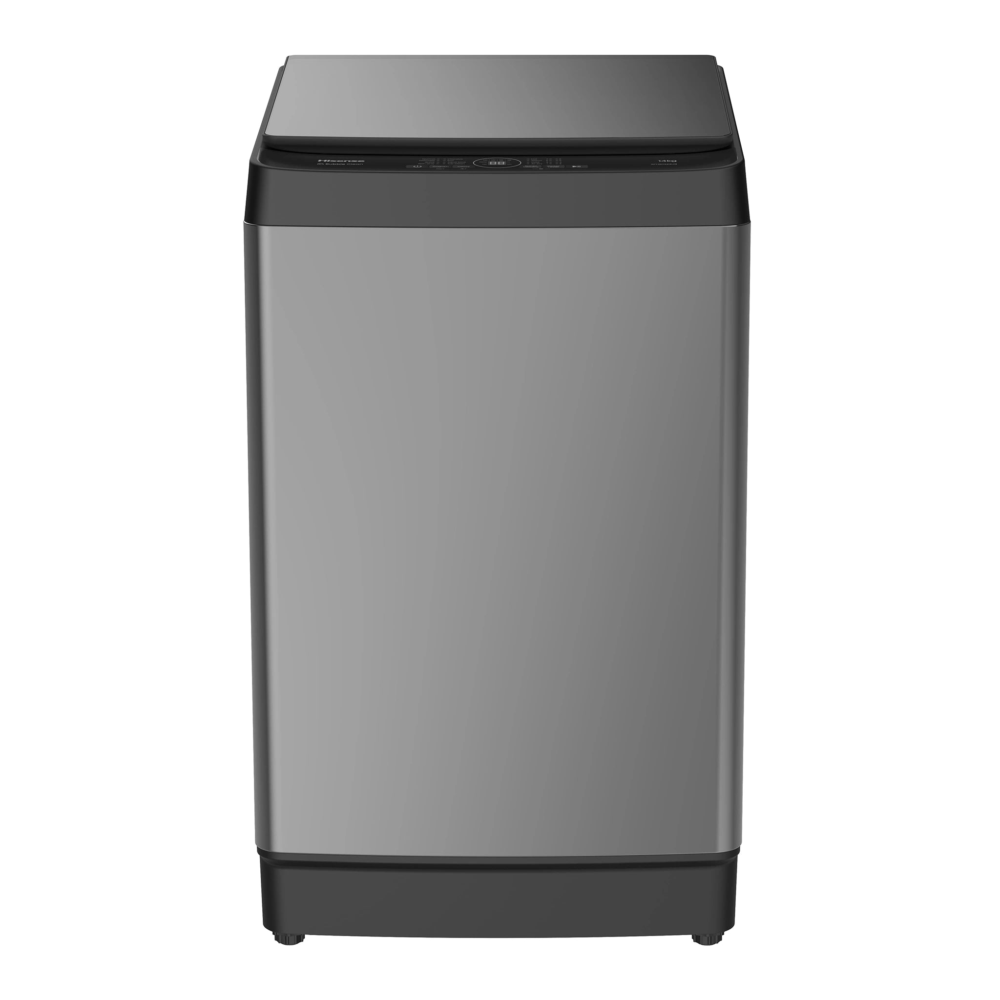 Hisense 8 kg TopLoad Washer – Black HWT3K8065B, Front View
