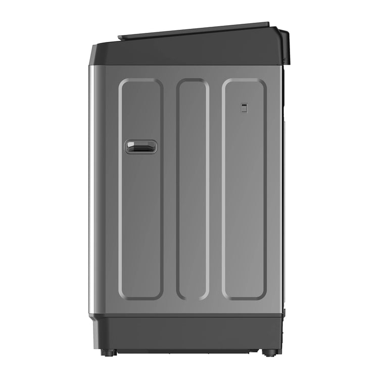 Hisense 8 kg TopLoad Washer – Black HWT3K8065B, Side View