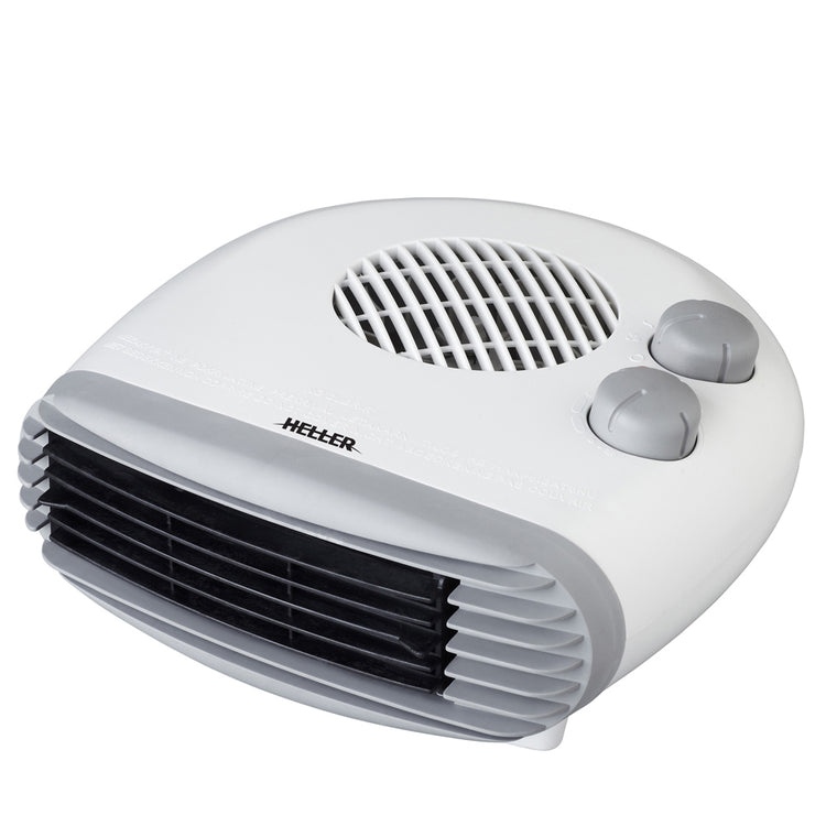 Heller HLF6 2400W Low Profile Electric Fan Heater with Heat Settings