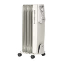 Heller HOCH5 1000W 5 Fin Electric Oil Heater, Front right view