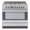 Haier 90cm Freestanding Dual Fuel Cooker HOR90S9MSX1, Front View