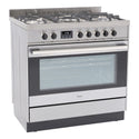 Haier 90cm Freestanding Dual Fuel Cooker HOR90S9MSX1, Timer On