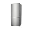 Hisense 453L Bottom Mount Fridge Silver HR6BMFF453S, Front left view