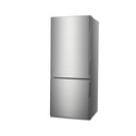 Hisense 453L Bottom Mount Fridge Silver HR6BMFF453S, Front left view