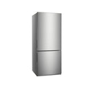 Hisense 453L Bottom Mount Fridge Silver HR6BMFF453S,Front right view