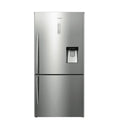 Hisense HR6BMFF514SW 514L Bottom Mount Fridge Silver, Front view