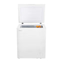 Hisense HR6CF144 144L Chest Freezer White, Front view with top open