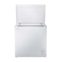 Hisense 200L Chest Freezer White HR6CF200, Front view with open top