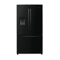 Hisense HR6FDFF630B 630L French Door Fridge Black, Front view 