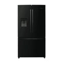 Hisense HR6FDFF630B 630L French Door Fridge Black, Front view 