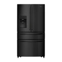 Hisense 701L French Door Fridge Black HR6FDFF701BW, Front view