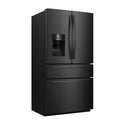 Hisense 701L French Door Fridge Black HR6FDFF701BW, Front right view