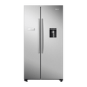 Hisense HR6SBSFF624SW 624L Side By Side Fridge, Front view 