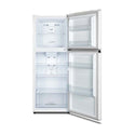Hisense 223L Top Mount Fridge White HR6TFF223, Front view with open doors