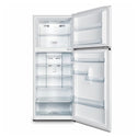 Hisense 459L Top Mount Fridge White HR6TFF459, Front view with open doors
