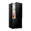 Hisense 417L Bottom Mount Fridge HRBM417C, Front right view with door open
