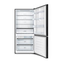 Hisense HRBM483B 483L Bottom Mount Fridge Black Steel