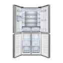 Hisense HRCD454SW 454L French Door Fridge, Front view with all door open