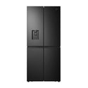 Hisense 507L French Door Fridge Black HRCD512BW, Front view