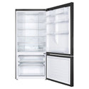 Haier HRF520BG2 493L Bottom Refrigerator Freezer, Front view with both doors open