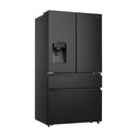 Hisense HRFD560BW 560L PureFlat French Door Fridge Black Steel, Front right view