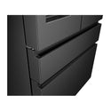 Hisense HRFD560BW 560L PureFlat French Door Fridge Black Steel, Front right view